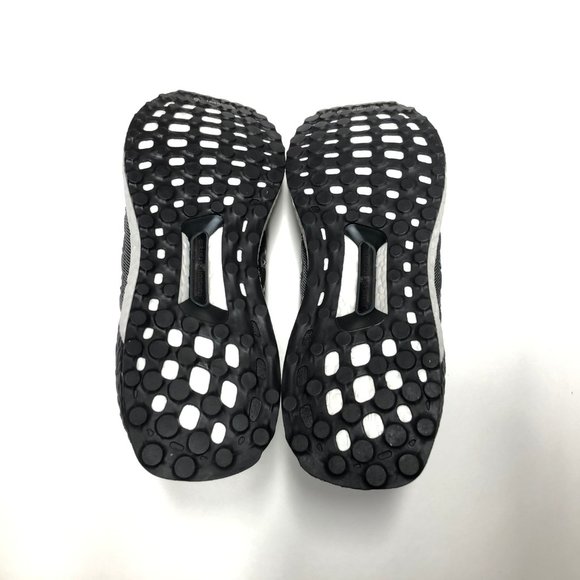 adidas Ultraboost Grey Black Yellow Mens Shoes - Picture 6 of 6